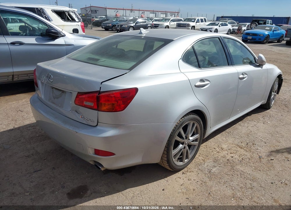 2008 LEXUS IS 250 VIN: JTHBK262982072434