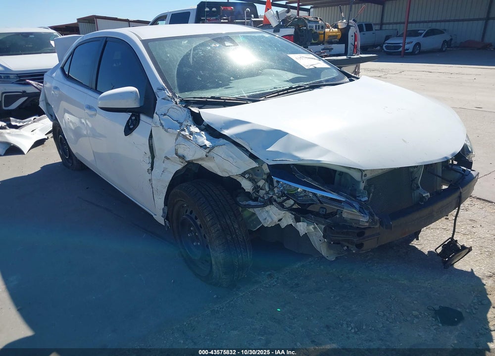 2019 TOYOTA COROLLA LE VIN: 5YFBURHE0KP905087