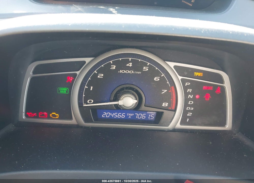 2009 HONDA CIVIC EX VIN: 2HGFG12879H537747