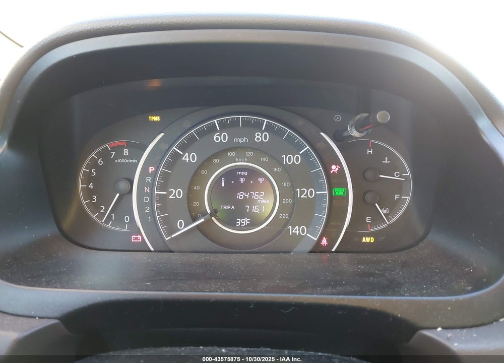 2012 HONDA CR-V EX-L VIN: 5J6RM4H7XCL061891