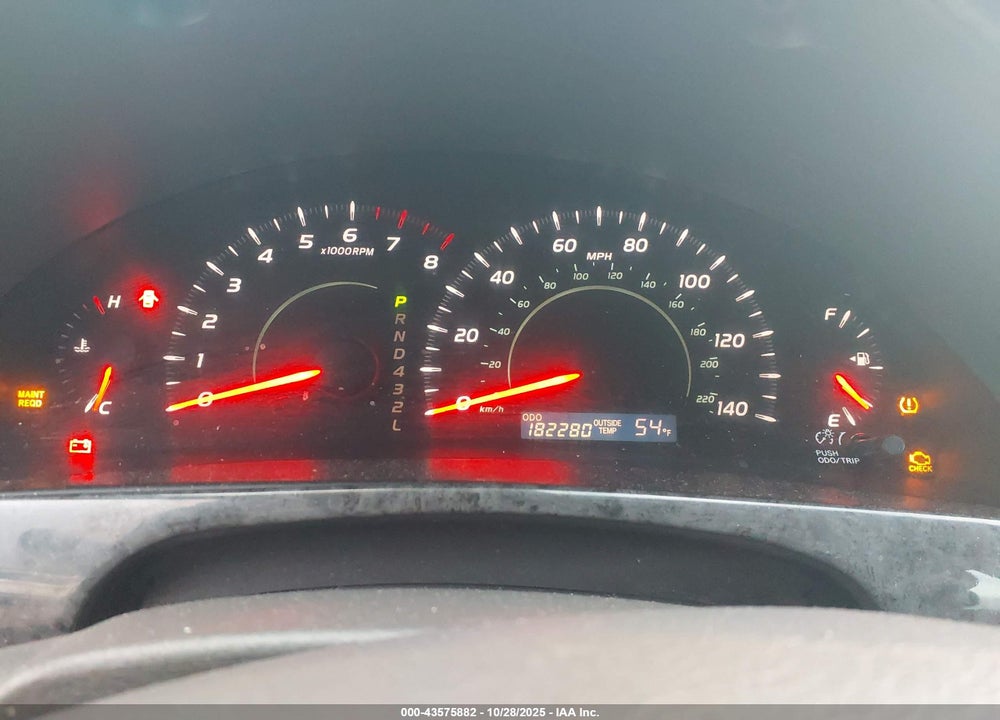 2007 TOYOTA CAMRY LE VIN: 4T1BE46K57U098239