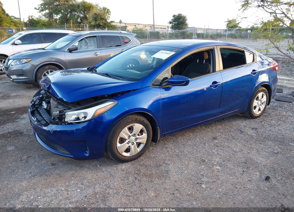 2017 KIA FORTE LX VIN: 3KPFK4A75HE073665