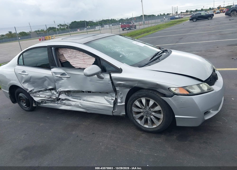 2009 HONDA CIVIC EX VIN: 1HGFA16819L012679