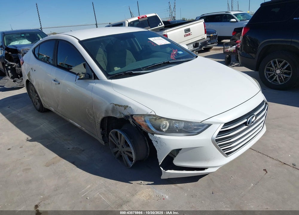 2018 HYUNDAI ELANTRA SEL VIN: 5NPD84LF5JH276681
