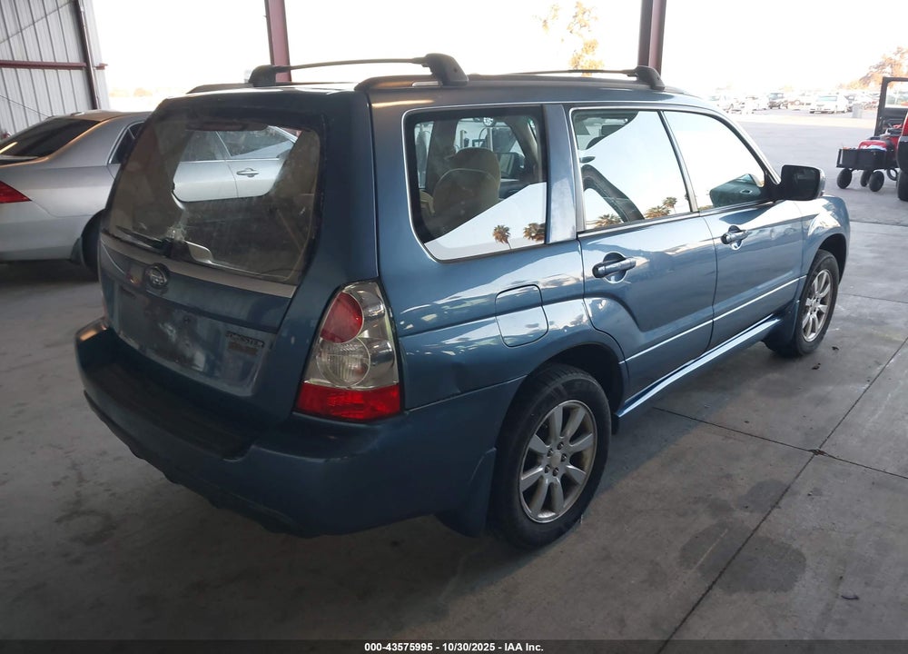 2008 SUBARU FORESTER 2.5X VIN: JF1SG65658H722846