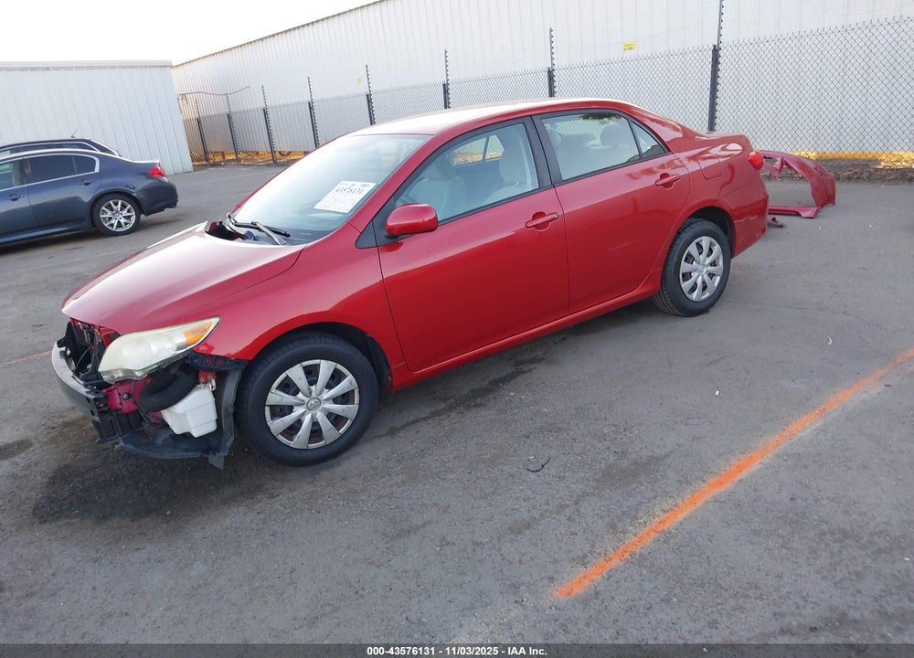 2011 TOYOTA COROLLA LE VIN: JTDBU4EE8B9165611