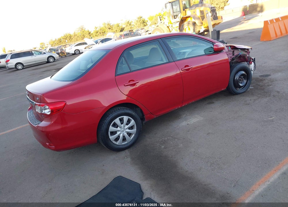 2011 TOYOTA COROLLA LE VIN: JTDBU4EE8B9165611