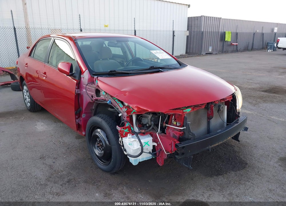 2011 TOYOTA COROLLA LE VIN: JTDBU4EE8B9165611