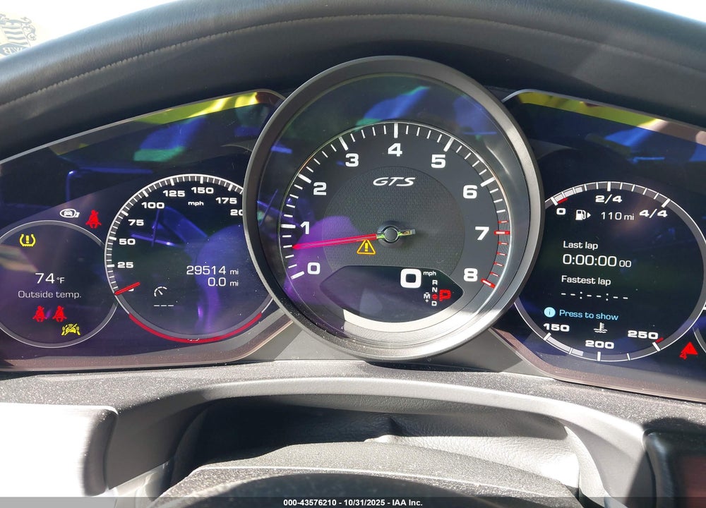 2021 PORSCHE PANAMERA GTS VIN: WP0AG2A75ML147958