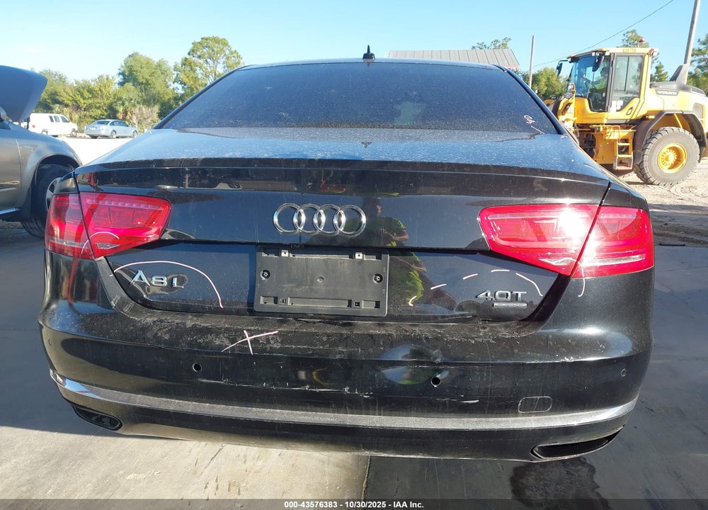 2013 AUDI A8 L 4.0T VIN: WAUR2AFD0DN018666
