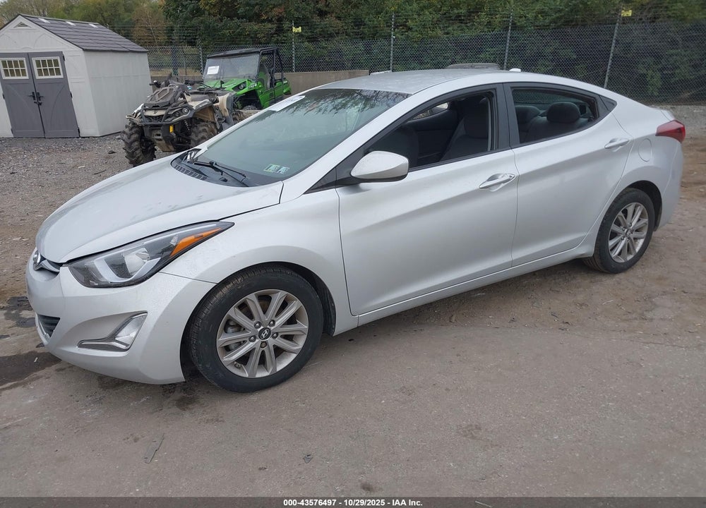 2016 HYUNDAI ELANTRA SE VIN: 5NPDH4AE3GH659618