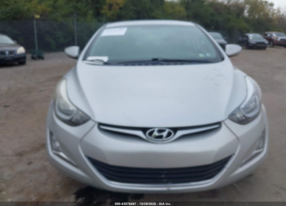 2016 HYUNDAI ELANTRA SE VIN: 5NPDH4AE3GH659618