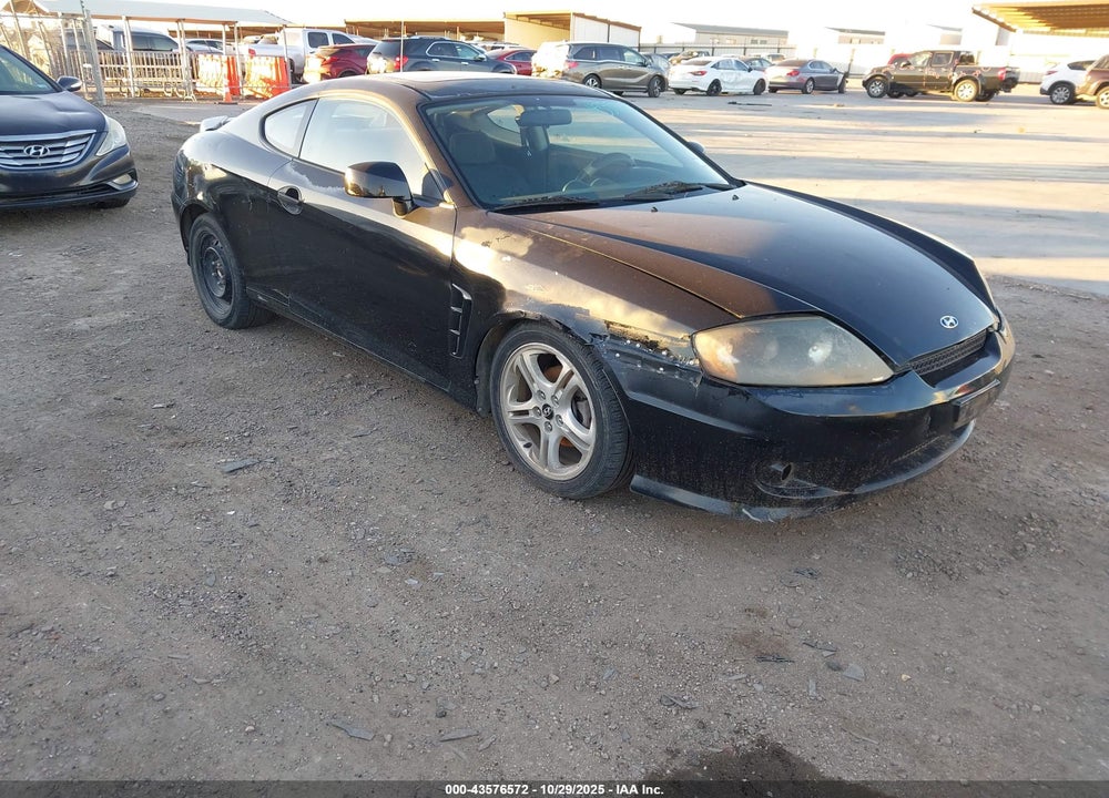2006 HYUNDAI TIBURON GS VIN: KMHHM65DX6U217882