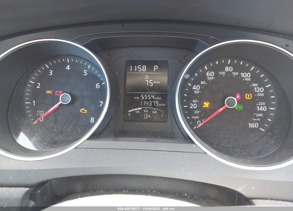 2017 VOLKSWAGEN JETTA VIN: 3VW2B7AJ1HM286045