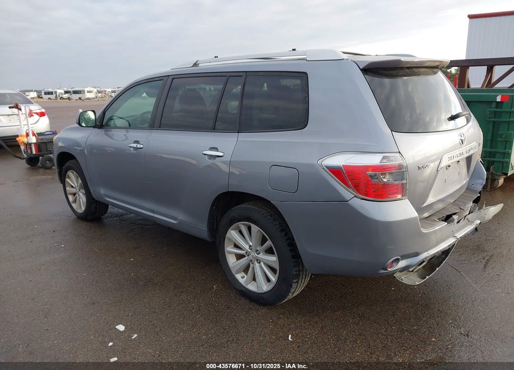 2009 TOYOTA HIGHLANDER HYBRID VIN: JTEEW41A792031620