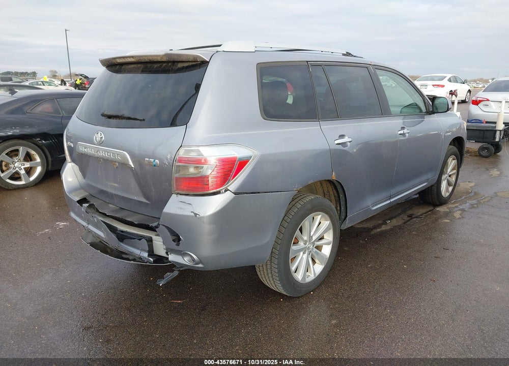 2009 TOYOTA HIGHLANDER HYBRID VIN: JTEEW41A792031620