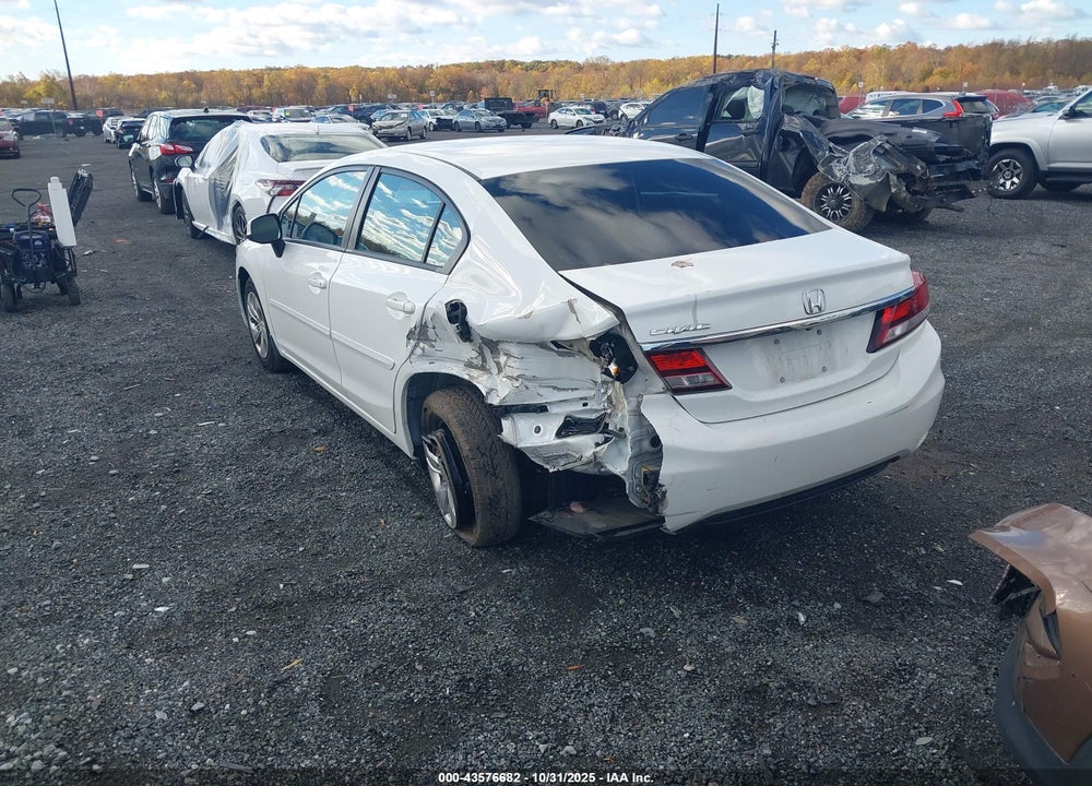 2013 HONDA CIVIC LX VIN: 19XFB2F5XDE064661