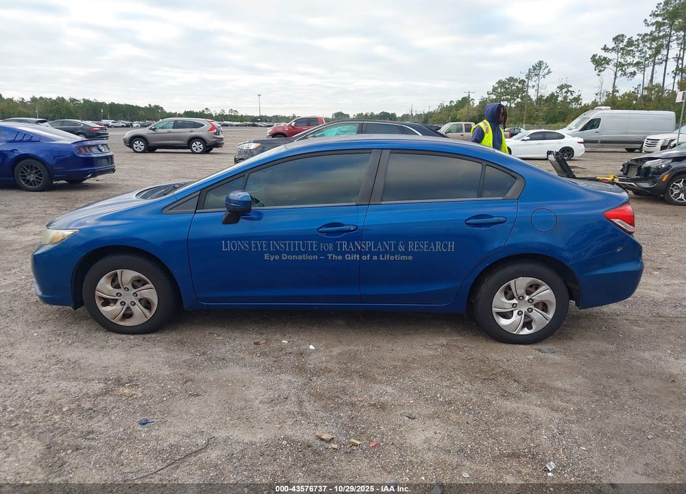 2015 HONDA CIVIC LX VIN: 19XFB2F58FE006776