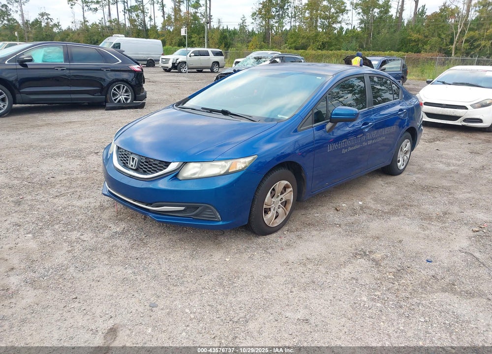 2015 HONDA CIVIC LX VIN: 19XFB2F58FE006776