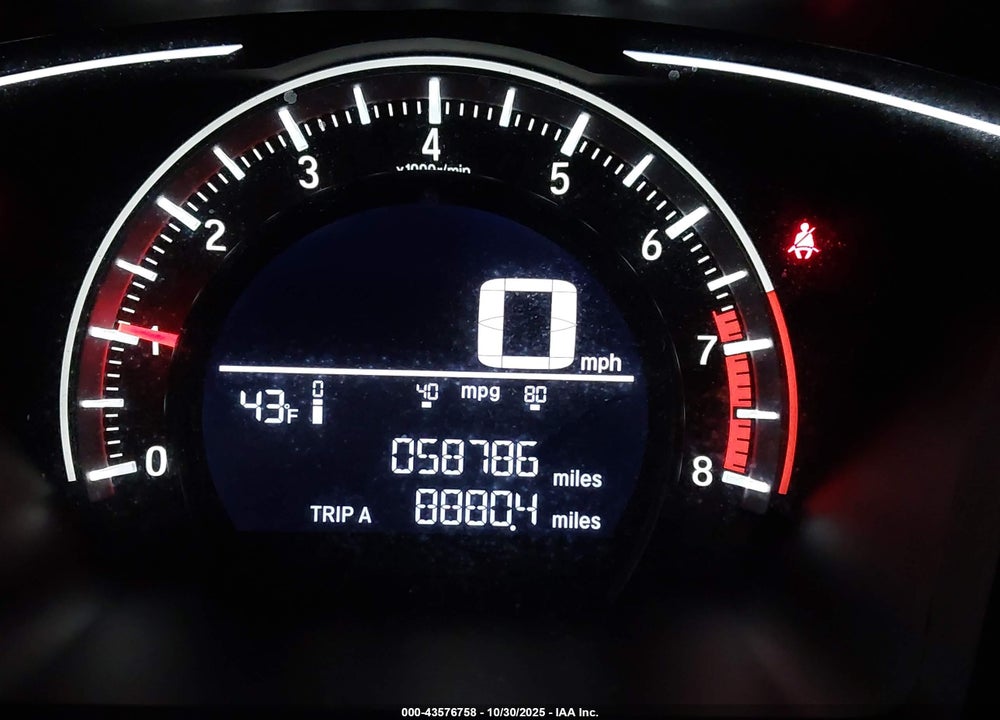 2018 HONDA CIVIC VIN: 2HGFC4A57JH308249