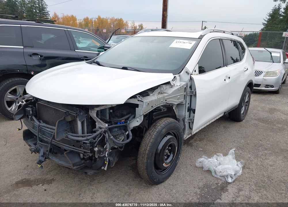 2016 NISSAN ROGUE S/SL/SV VIN: 5N1AT2MV5GC734604