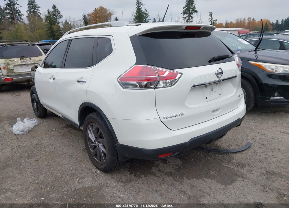 2016 NISSAN ROGUE S/SL/SV VIN: 5N1AT2MV5GC734604