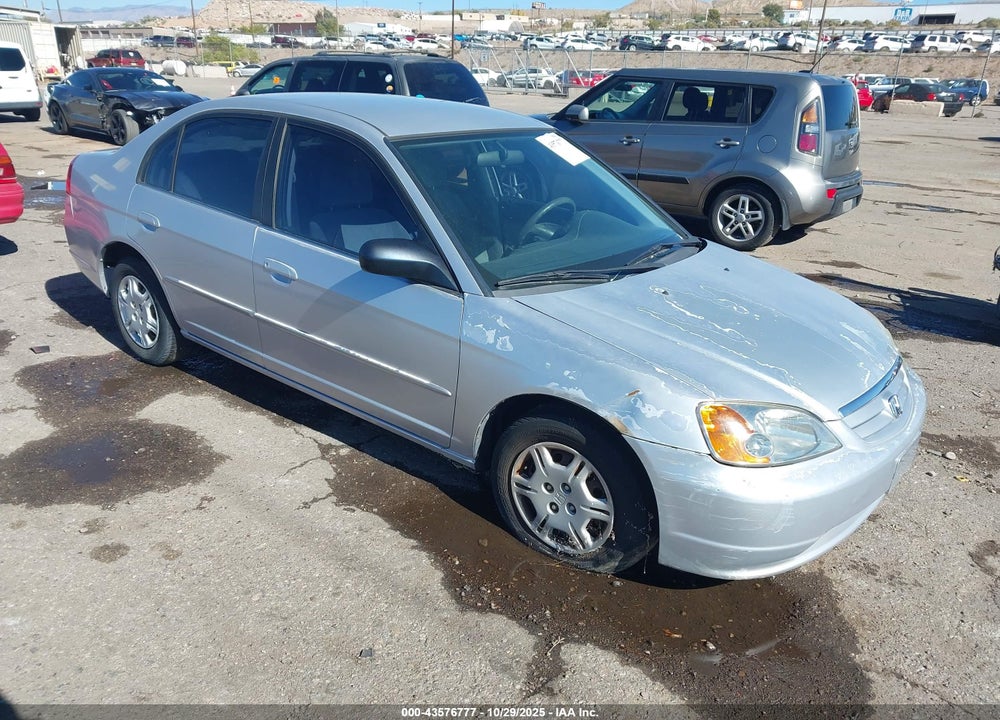 2002 HONDA CIVIC LX VIN: 1HGES16562L004095