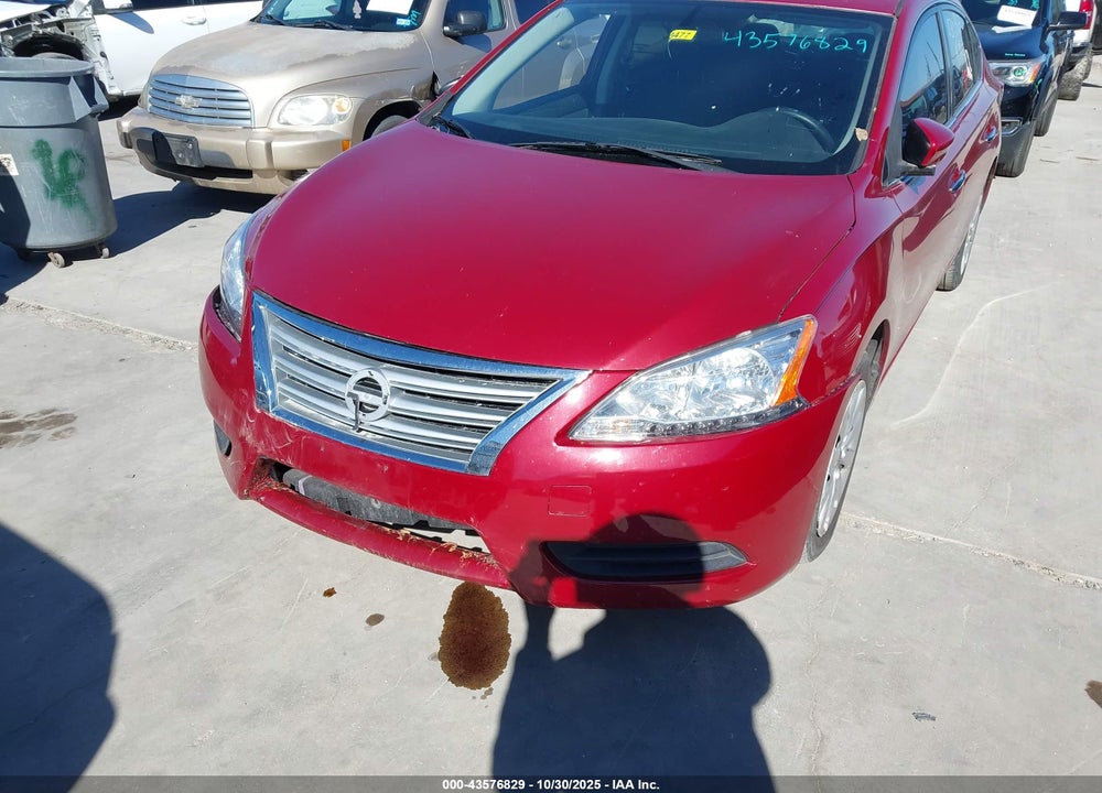 2014 NISSAN SENTRA S VIN: 3N1AB7AP7EY260785