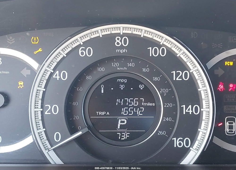 2013 HONDA ACCORD EX-L VIN: 1HGCR2F87DA195365