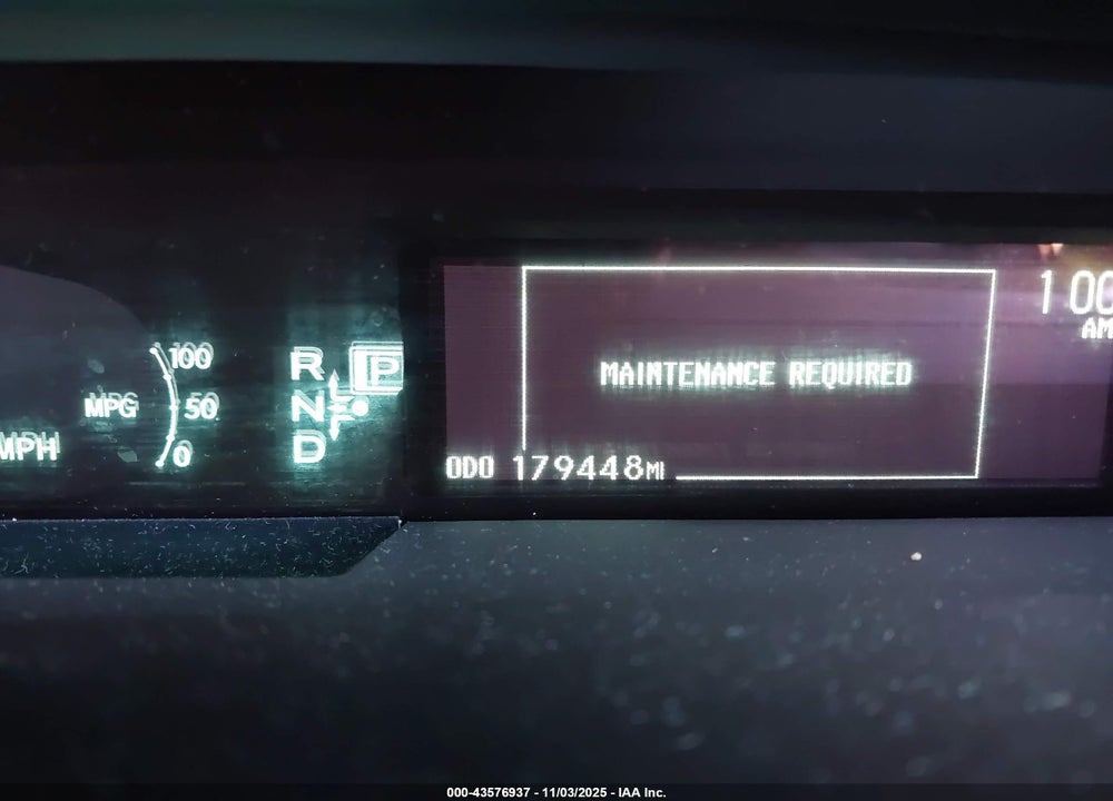 2013 TOYOTA PRIUS THREE VIN: JTDKN3DUXD1641715