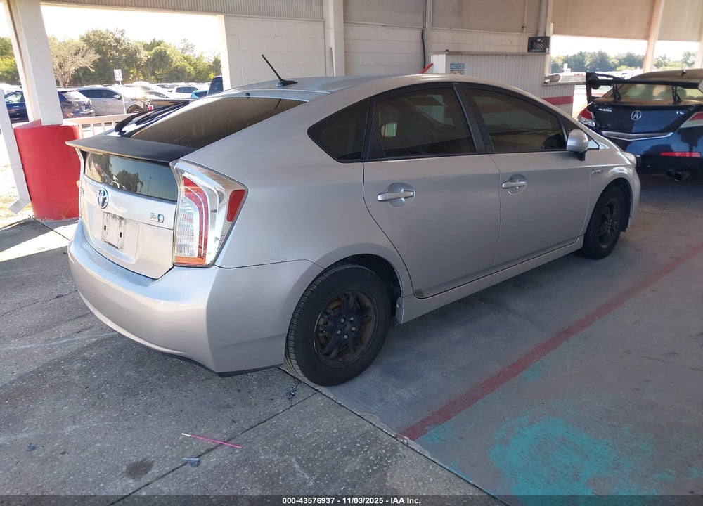2013 TOYOTA PRIUS THREE VIN: JTDKN3DUXD1641715