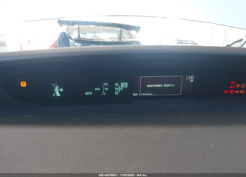 2013 TOYOTA PRIUS THREE VIN: JTDKN3DUXD1641715