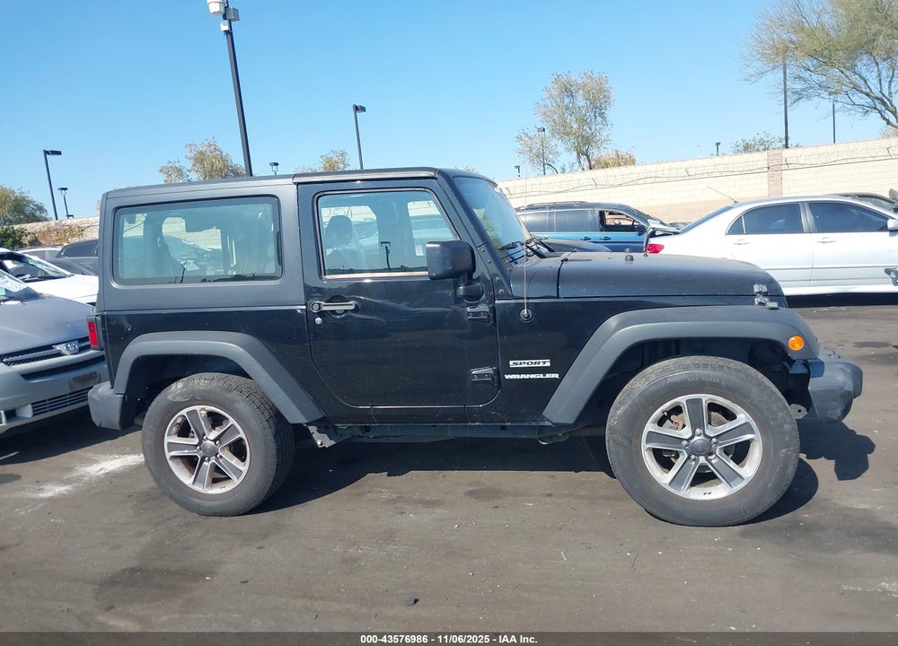 2015 JEEP WRANGLER SPORT VIN: 1C4AJWAGXFL587010