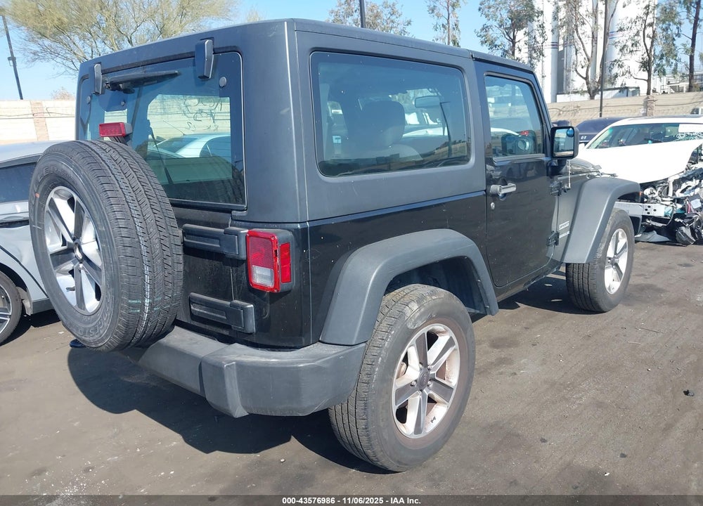 2015 JEEP WRANGLER SPORT VIN: 1C4AJWAGXFL587010