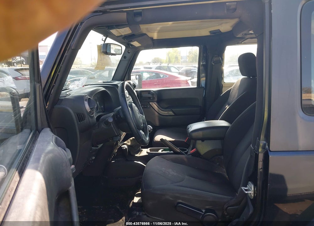 2015 JEEP WRANGLER SPORT VIN: 1C4AJWAGXFL587010