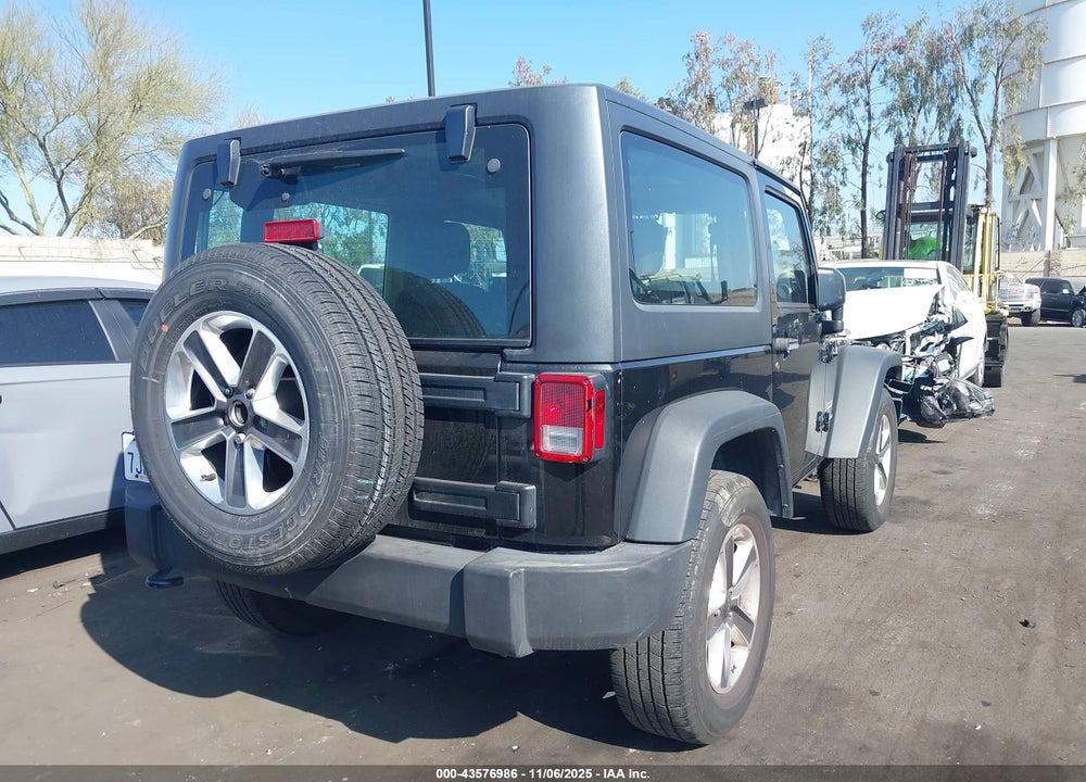 2015 JEEP WRANGLER SPORT VIN: 1C4AJWAGXFL587010