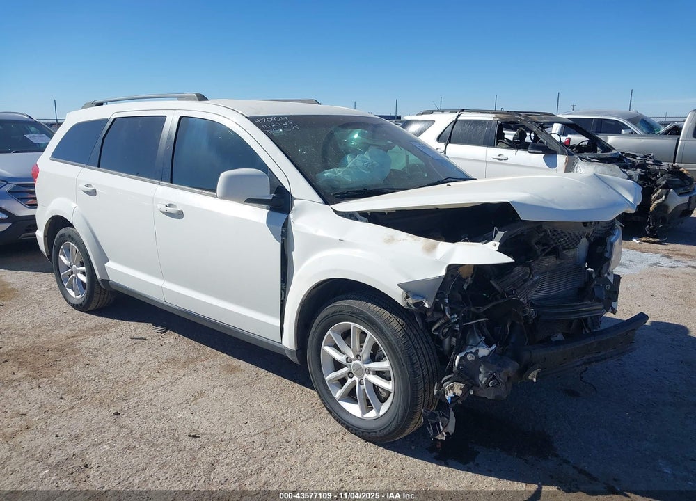 2016 DODGE JOURNEY SXT VIN: 3C4PDCBG9GT137417