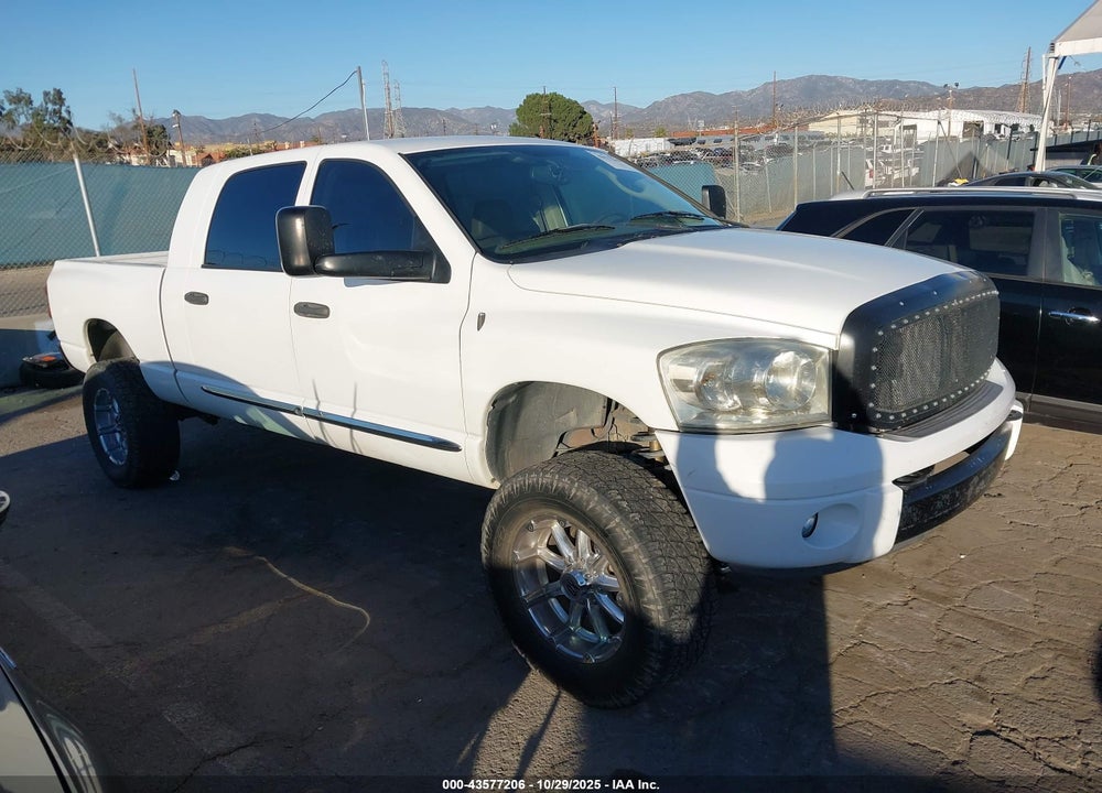 2008 DODGE RAM 2500 LARAMIE VIN: 3D7KS29A28G232462