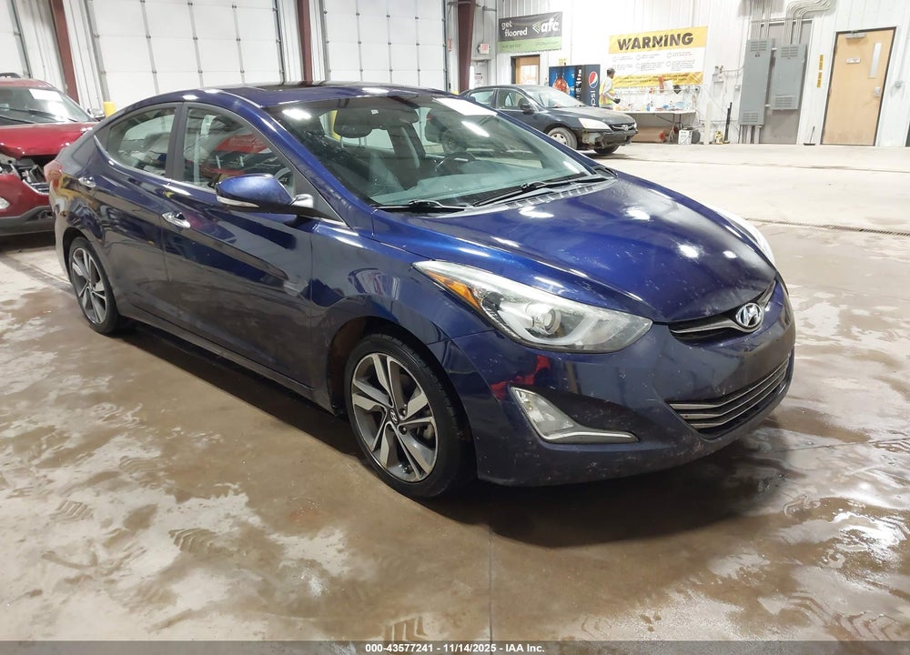 2014 HYUNDAI ELANTRA LIMITED VIN: 5NPDH4AE5EH468747