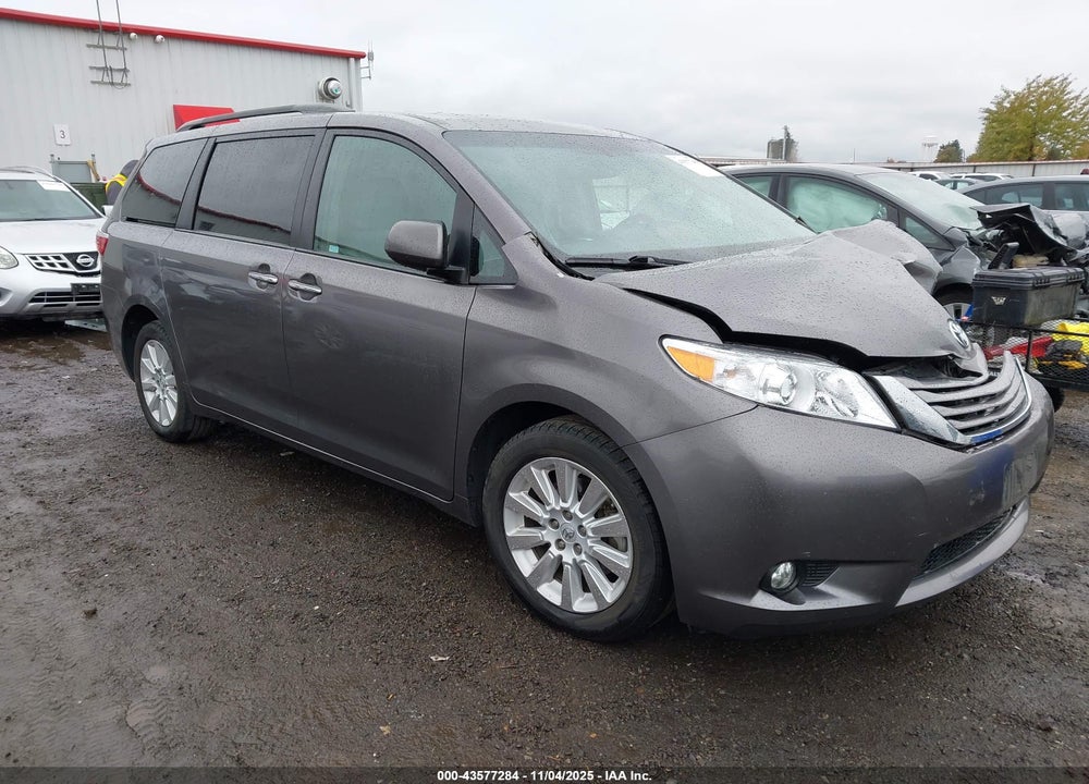 2015 TOYOTA SIENNA XLE 7 PASSENGER VIN: 5TDDK3DC7FS116187