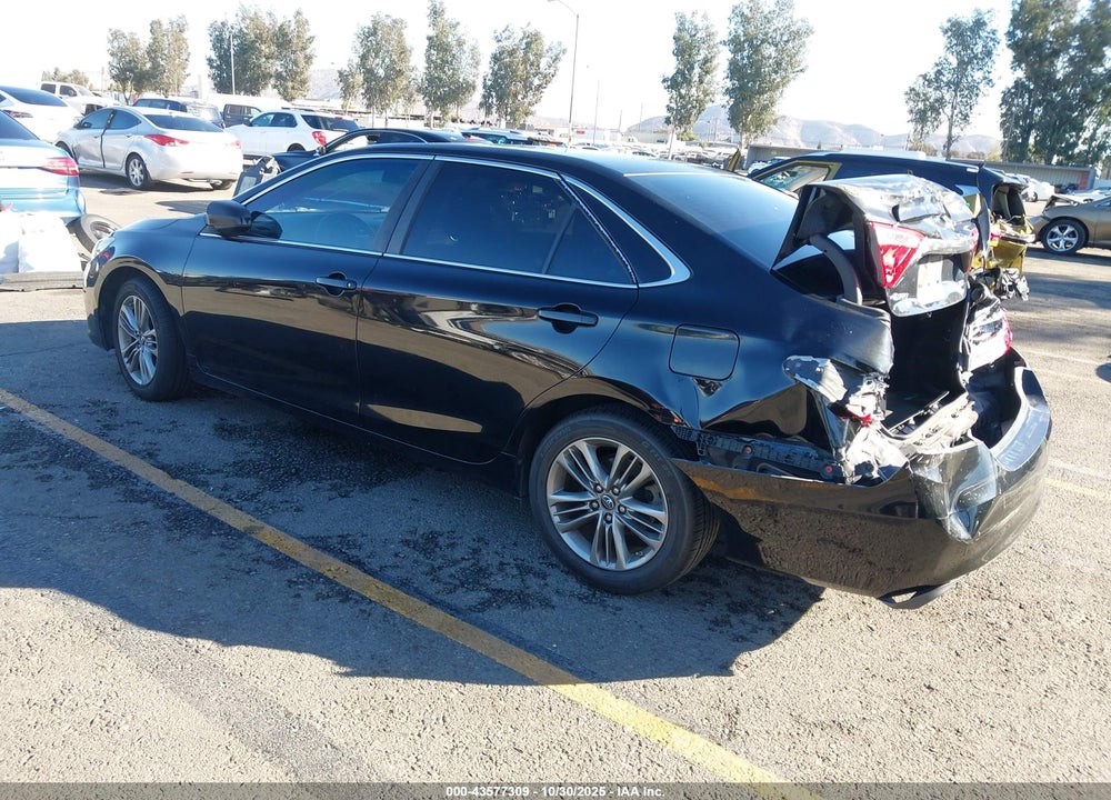 2016 TOYOTA CAMRY SE VIN: 4T1BF1FK2GU222270