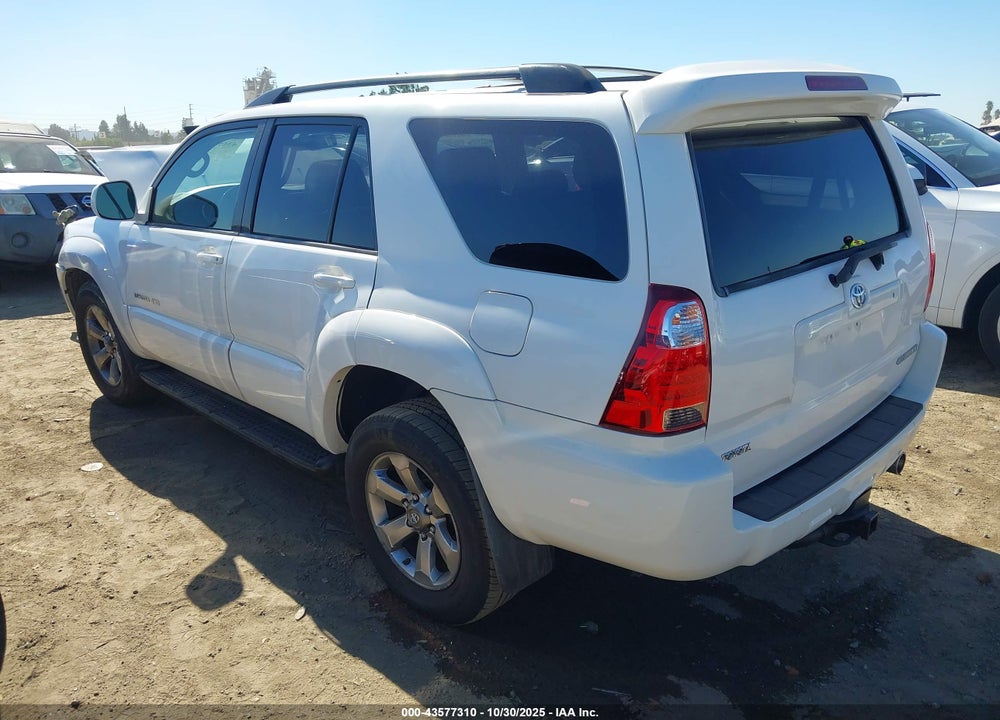 2007 TOYOTA 4RUNNER LIMITED V8 VIN: JTEBT17RX70065485