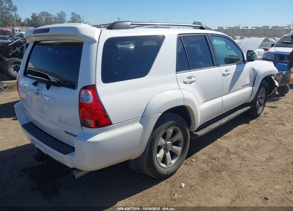 2007 TOYOTA 4RUNNER LIMITED V8 VIN: JTEBT17RX70065485