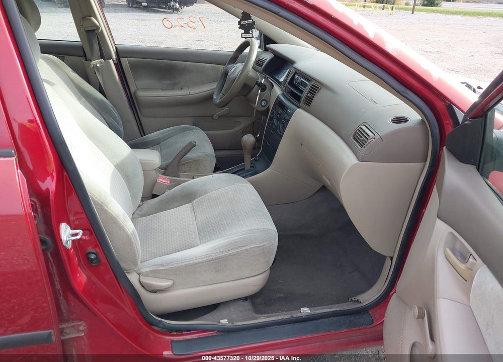 2005 TOYOTA COROLLA CE VIN: JTDBR32E052061661