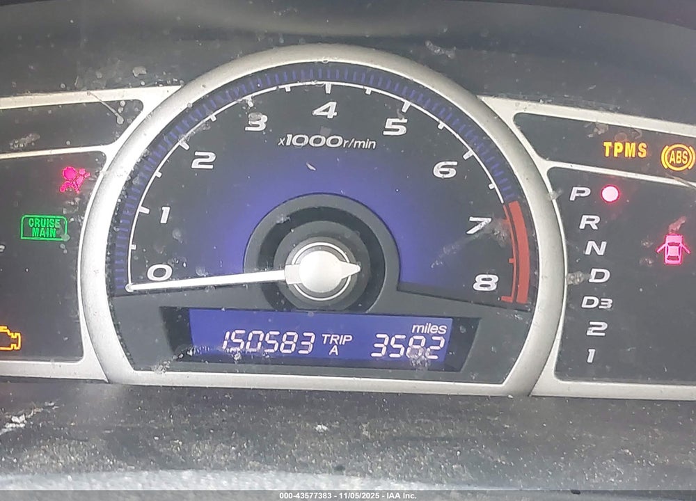 2009 HONDA CIVIC VIN: 2HGFA16559H361363