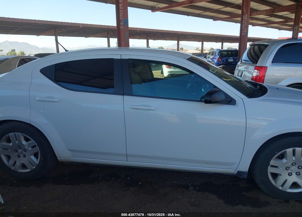 2014 DODGE AVENGER VIN: 1C3CDZAG9EN220608