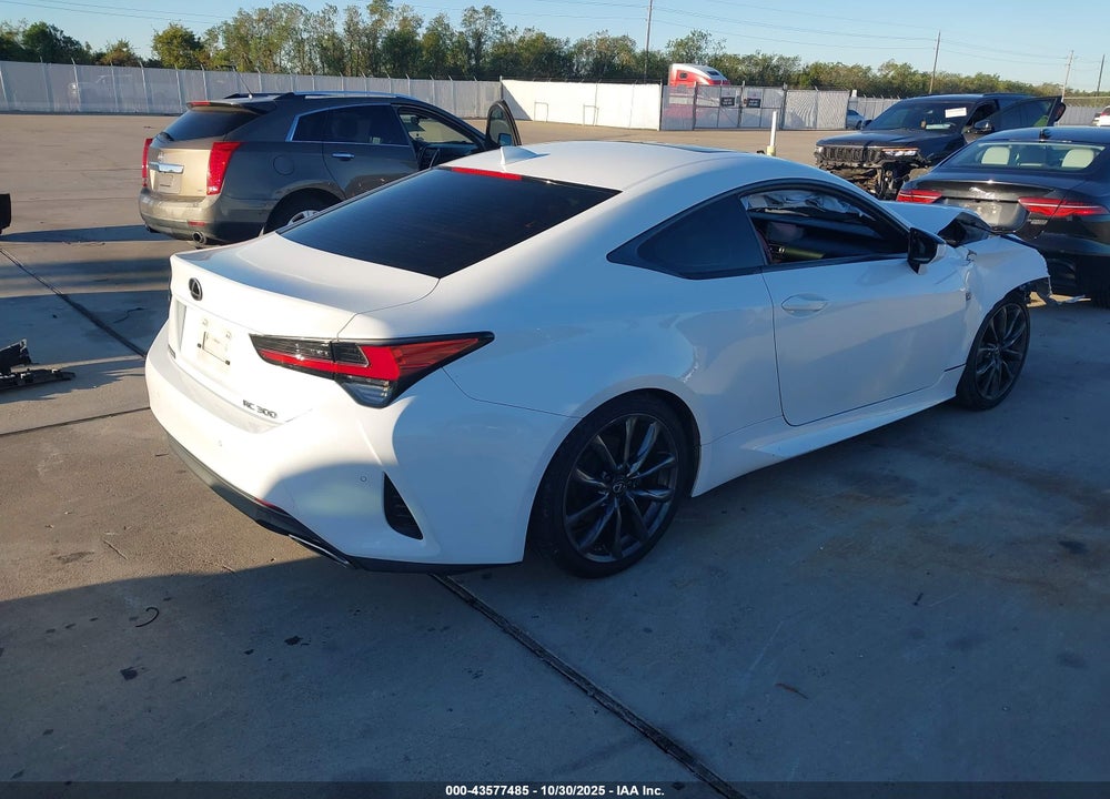 2019 LEXUS RC 300 F-SPORT VIN: JTHHA5BCXK5009720