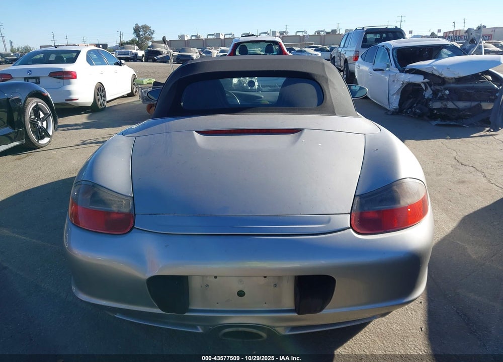 2003 PORSCHE BOXSTER VIN: WP0CA29863U621657
