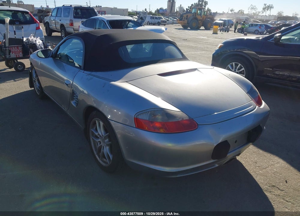 2003 PORSCHE BOXSTER VIN: WP0CA29863U621657