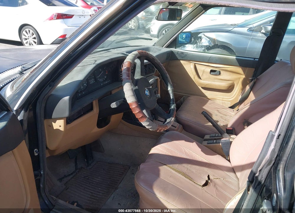 1986 BMW 528 E AUTOMATIC VIN: WBADK8308G9658089